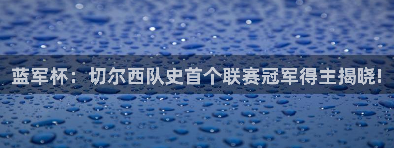 蓝军杯：切尔西队史首个联赛冠军得主揭晓!