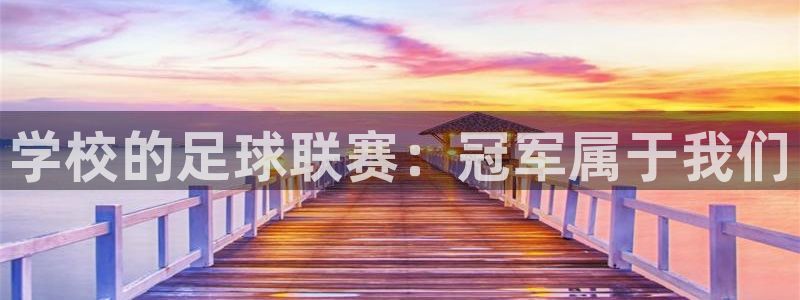 学校的足球联赛:冠军属于我们